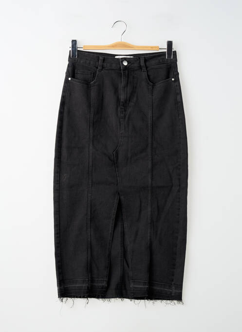 Jupe mi-longue noir JACQUELINE DE YONG femme