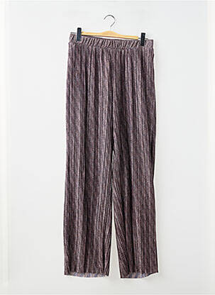 Pantalon large argent OBJECT femme