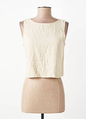 Chemisier beige JACQUELINE DE YONG femme