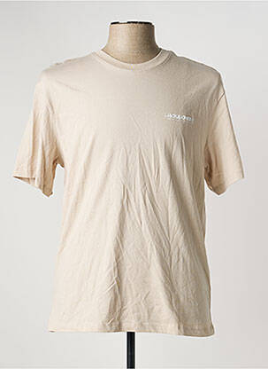 T-shirt beige JACK & JONES homme