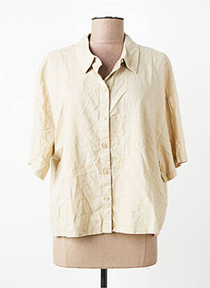 Chemisier beige JACQUELINE DE YONG femme