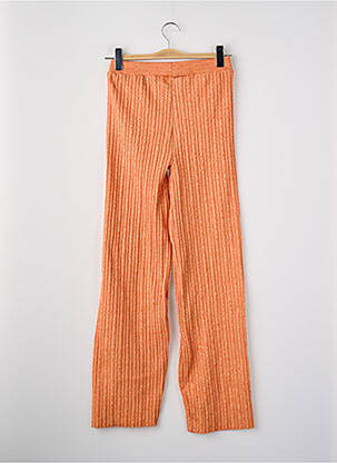 Pantalon flare orange ONLY femme