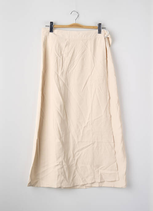 Jupe longue beige JACQUELINE DE YONG femme