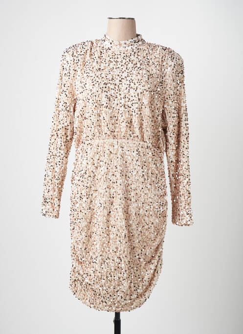 Robe longue beige VERO MODA femme