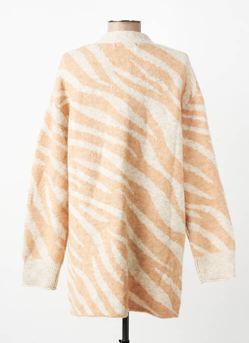 Gilet manches longues marron MANGO femme