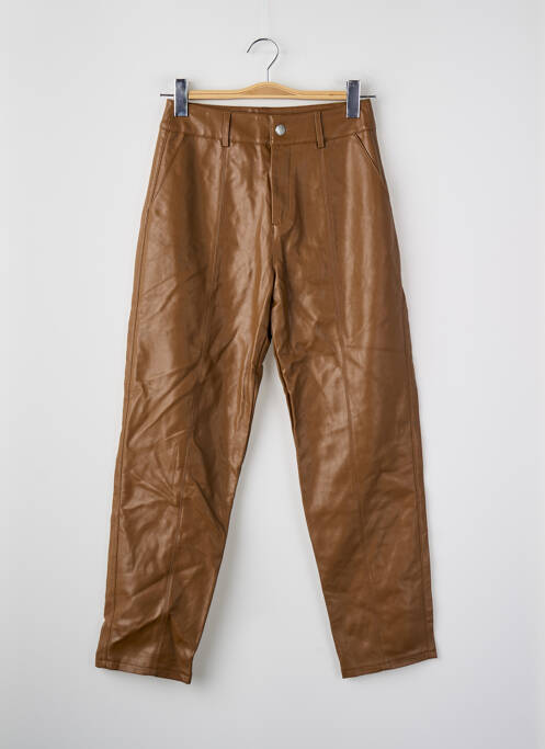 Pantalon droit marron ONLY femme