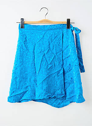 Jupe courte bleu ASTRID BLACK LABEL femme
