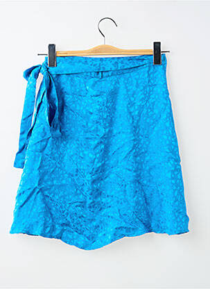 Jupe courte bleu ASTRID BLACK LABEL femme
