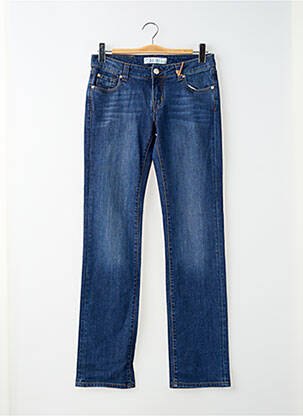 Jeans coupe droite bleu BLUE LEVEL femme