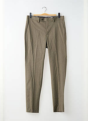 Pantalon droit vert MANGO homme