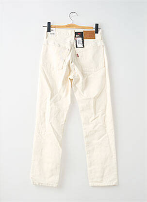 Jeans coupe droite blanc LEVI'S femme
