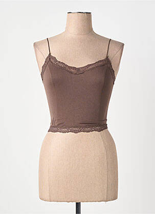 Top/caraco marron ONLY femme