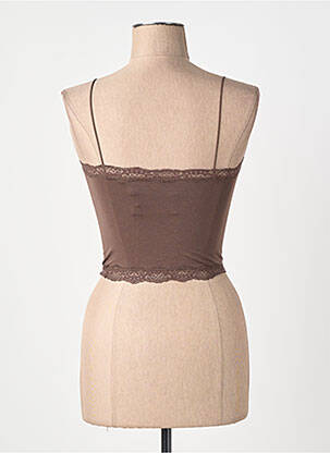 Top/caraco marron ONLY femme