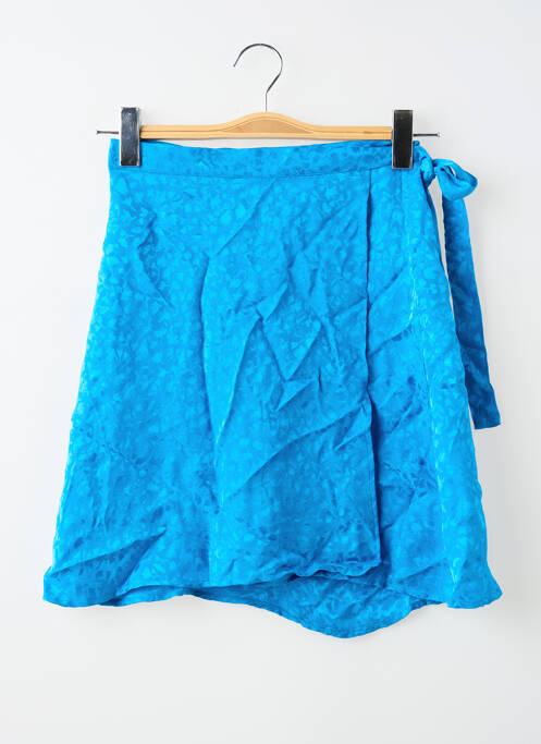 Jupe courte bleu ASTRID BLACK LABEL femme