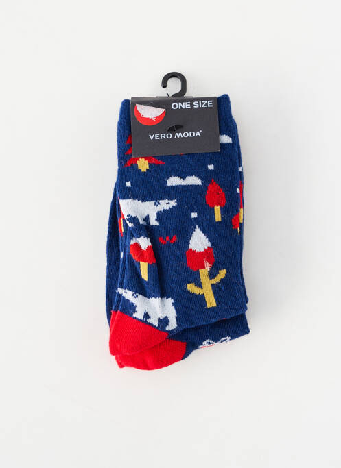 Chaussettes bleu VERO MODA femme