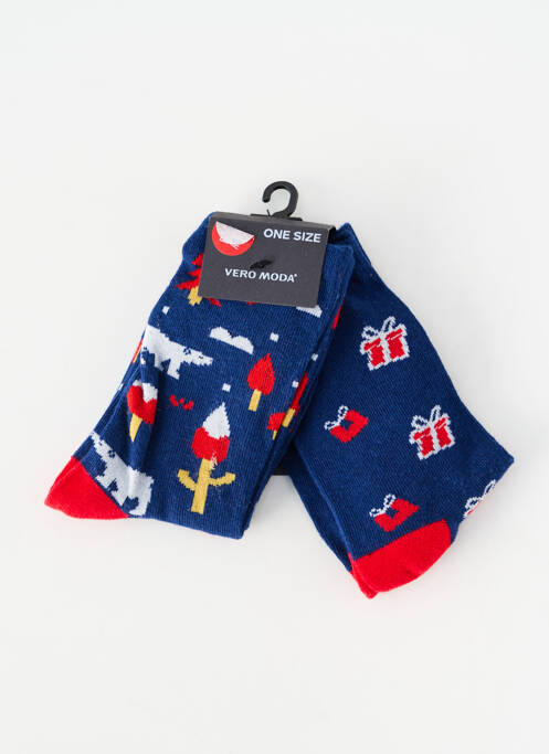 Chaussettes bleu VERO MODA femme