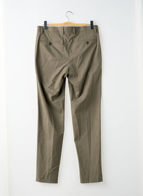 Pantalon droit vert MANGO homme