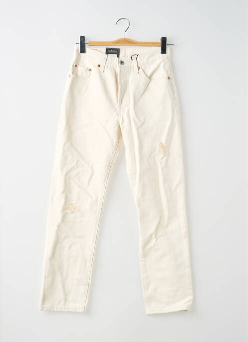Jeans coupe droite blanc LEVIS femme