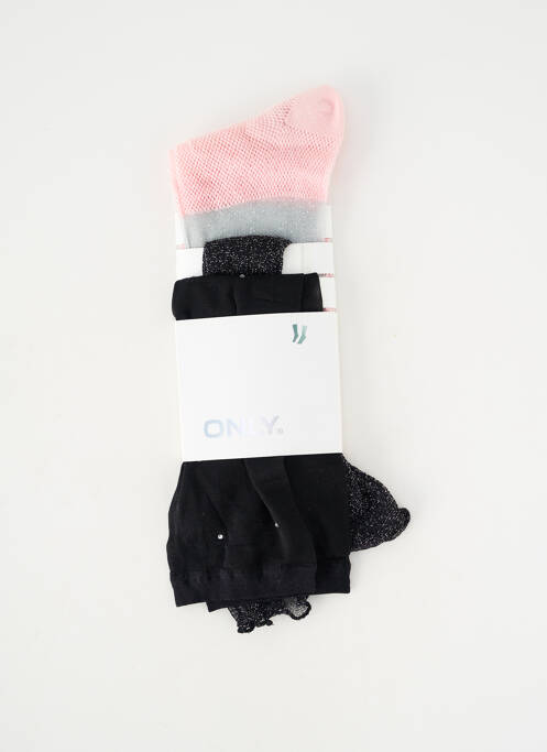 Chaussettes noir ONLY femme