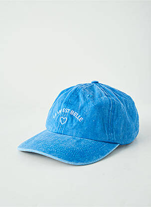 Casquette bleu PIECES femme
