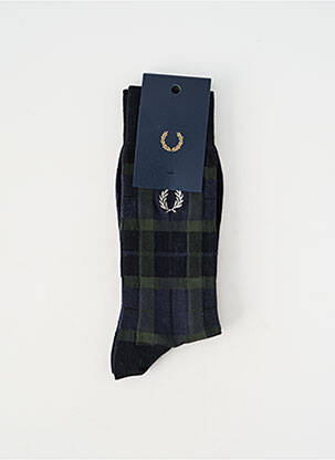 Chaussettes bleu FRED PERRY homme