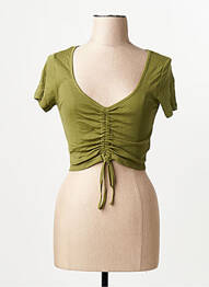 T-shirt vert ONLY femme