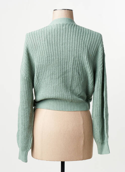 Gilet manches longues vert ONLY femme