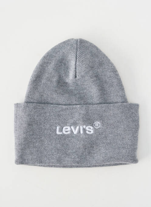 Bonnet gris LEVIS homme