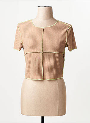 T-shirt marron ONLY femme