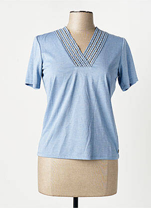 Top bleu GARCIA femme