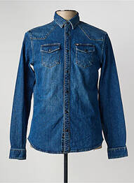 Chemise manches longues bleu PETROL INDUSTRIES homme