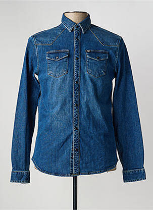 Chemise manches longues bleu PETROL INDUSTRIES homme