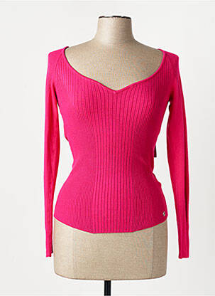 Pull rose GUESS femme