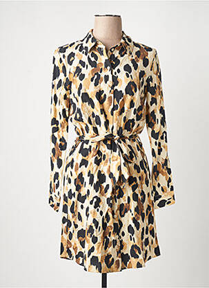 Robe courte beige JACQUELINE DE YONG femme