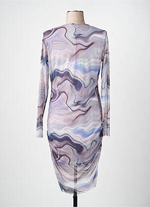 Robe courte violet JACQUELINE DE YONG femme