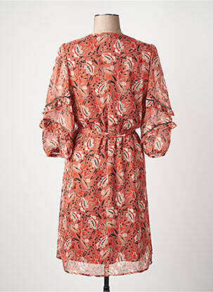 Robe mi-longue orange GARCIA femme
