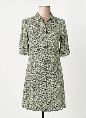 Robe mi-longue vert ONLY femme