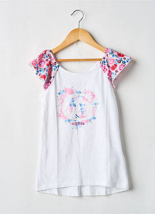 T-shirt blanc GUESS fille