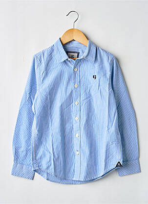 Chemise manches longues bleu GARCIA garçon
