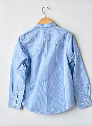 Chemise manches longues bleu GARCIA garçon