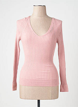Pull rose MANGO femme