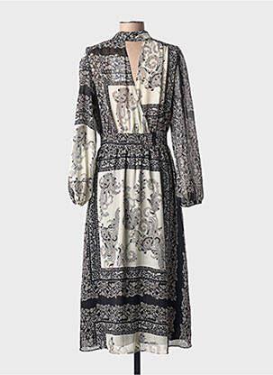 Robe longue noir MANGO femme