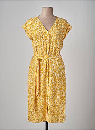 Robe courte jaune STREET ONE femme