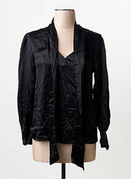 Chemisier noir ASTRID BLACK LABEL femme