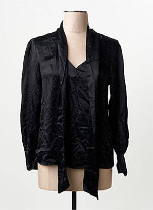 Chemisier noir ASTRID BLACK LABEL femme