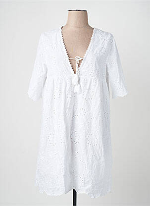 Robe courte blanc ZABAIONE femme