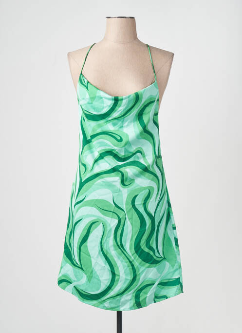 Robe courte vert ONLY femme