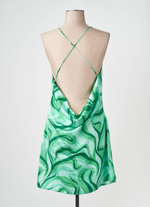 Robe courte vert ONLY femme