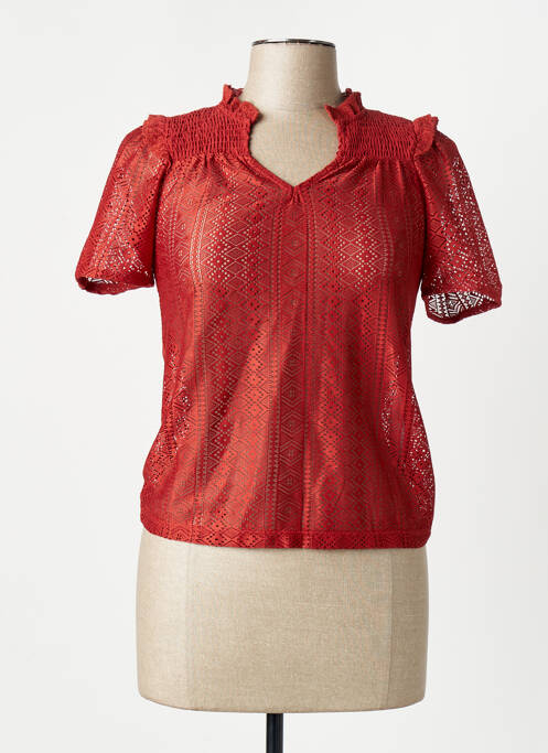 Top rouge NAF NAF femme