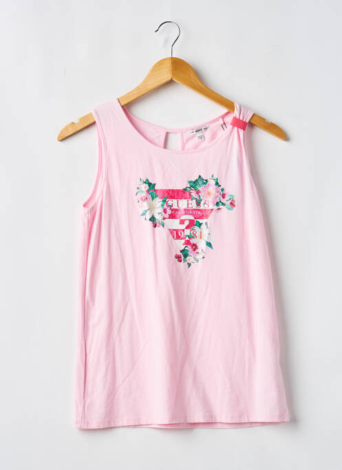 T-shirt rose GUESS fille
